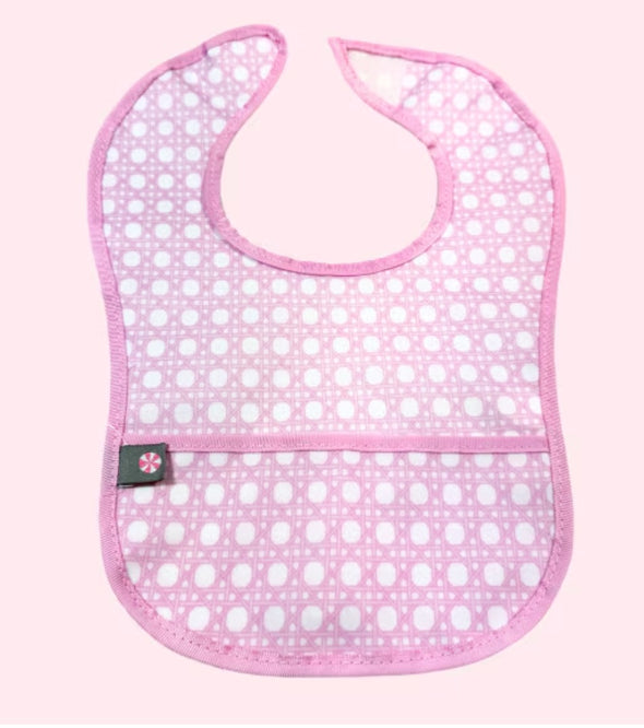Pink Circles Wipeable Bib