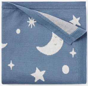 Slate Celestial Knit Blanket