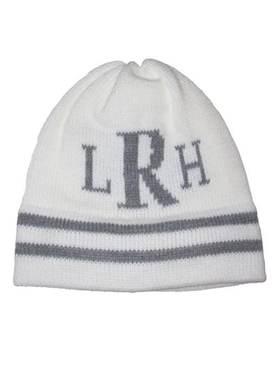 Classic Stripes & Monogram Hat
