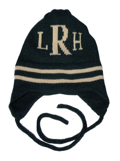 Classic Monogram & Stripes Personalized Knit Hat  Classic stripe, Accent  colors for gray, Monogram hats