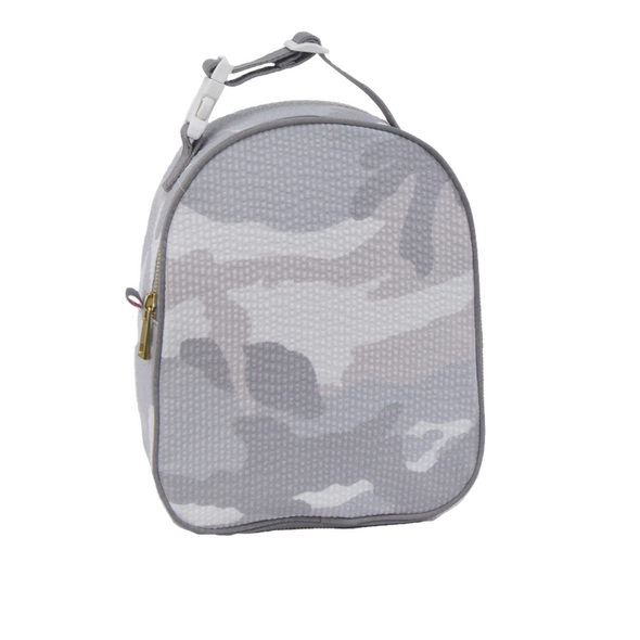 Grey Camo Gumdrop Lunch Box