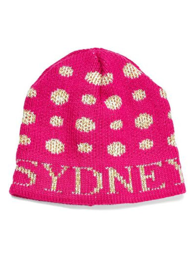 Metallic Polka Dot Hat